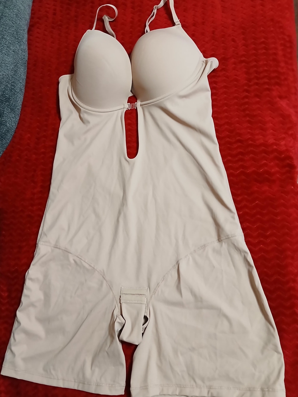 Slimers Women’s Nude [FAJA] Shapewear Bodysuit with Built-in Bra